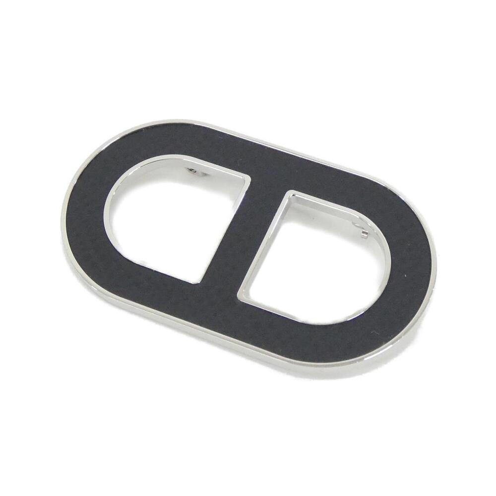 HERMES Silver Brooch